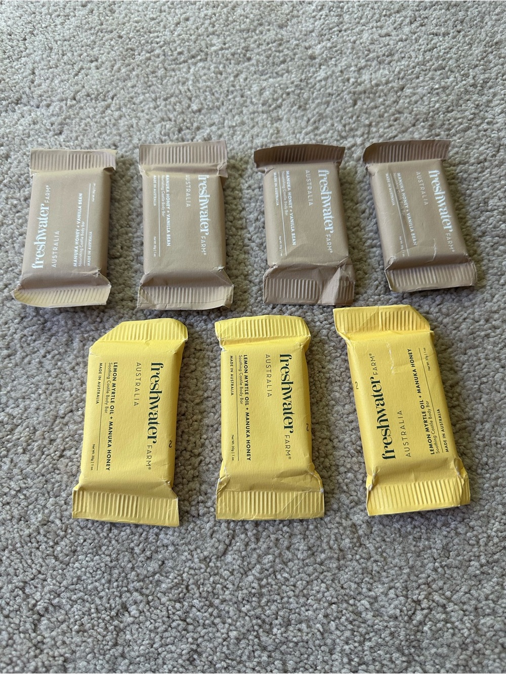 Freshwater Farm Australia Soap Bars - 7 Pack